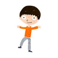 cartoon happy boy N239