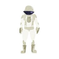 Cartoon Astronaut N136