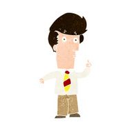 cartoon man with question N19