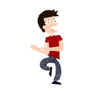 cartoon stressed out man N25