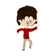 cartoon happy boy N241