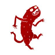 Cartoon monster N113