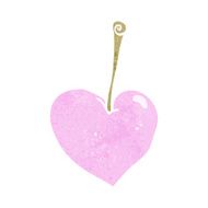 cartoon heart cherry N6