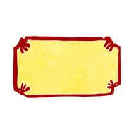 cartoon old frame banner N10