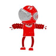 Cartoon Astronaut N137