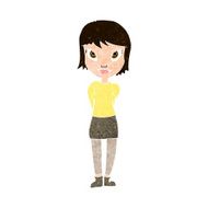 cartoon pretty girl N104