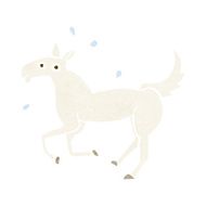 cartoon horse sweating N9