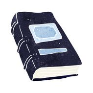 cartoon old book N19