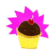 cartoon cupcake N129
