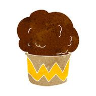 cartoon cupcake N131