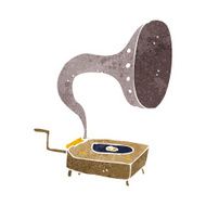 cartoon gramophone N10