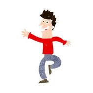 cartoon happy man N478