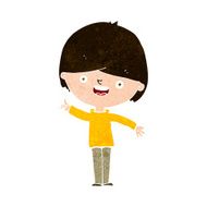 cartoon happy boy N246