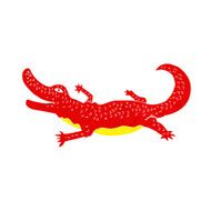 Cartoon Crocodile N76