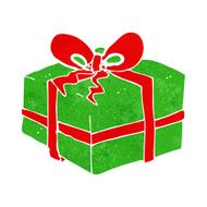 cartoon christmas present N55