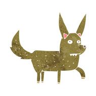 cartoon wild dog N11