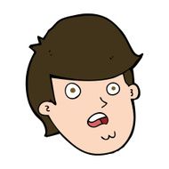cartoon man with big chin N18