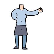 cartoon female body (add photos or mix and match cartoons) N244