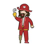 Cartoon Pirate Captain N36