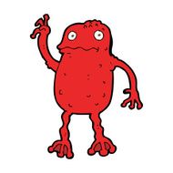 cartoon poisonous frog N14