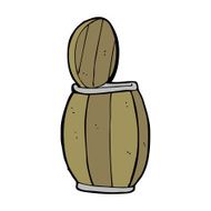cartoon beer barrel N10