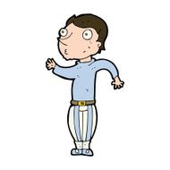 cartoon man in loud clothes N11