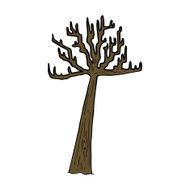 cartoon winter tree N10