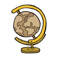 cartoon globe N7