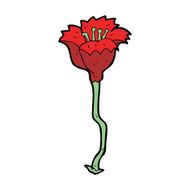 cartoon flower N433