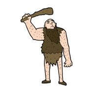 cartoon neanderthal N10