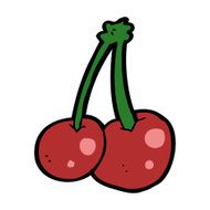 cartoon cherries N31