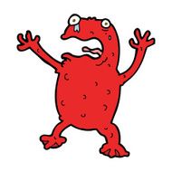 cartoon poisonous frog N15