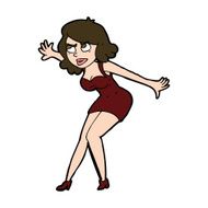 Cartoon Female Spy N35