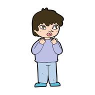 cartoon worried person N11
