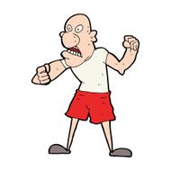 cartoon violent man N22