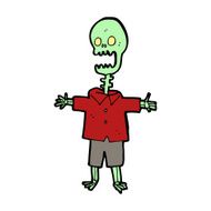 Cartoon Skeleton N17