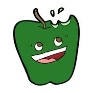 happy apple cartoon N9