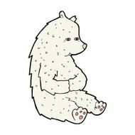 cute cartoon polar bear N73