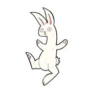 funny cartoon white rabbit N5