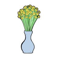 cartoon flowers in pot N21