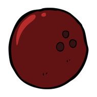 cartoon bowling ball N9