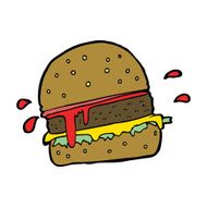 Cartoon Burger N20