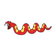 cartoon poisonous snake N24