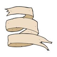 old scroll banner cartoon N7