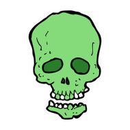 Cartoon Skull N69