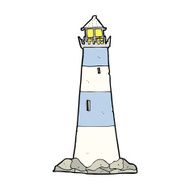 cartoon light house N11