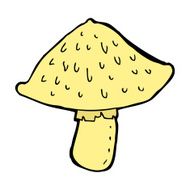 cartoon wild mushroom N11