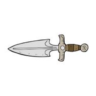 Cartoon Dagger N17