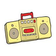 cartoon radio cassette player N12