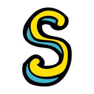 cartoon letter s N15